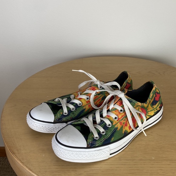 Converse All Star Tie Dye Sneaker Women's 8 Men's 6 Colorful Hippie Boho Funky - Picture 5 of 8